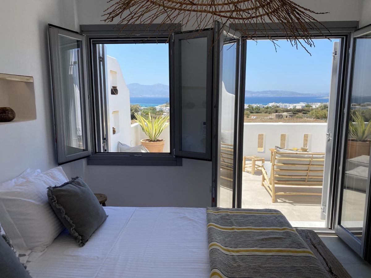Villa Ypsilon Naxos - Luxury Holiday House With Amazing Sea View & Private Pool Αγία Άννα Εξωτερικό φωτογραφία