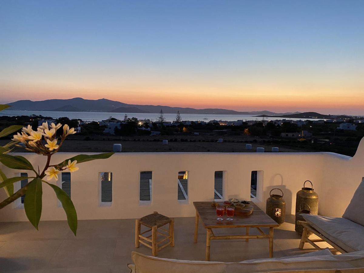 Villa Ypsilon Naxos - Luxury Holiday House With Amazing Sea View & Private Pool Αγία Άννα Εξωτερικό φωτογραφία